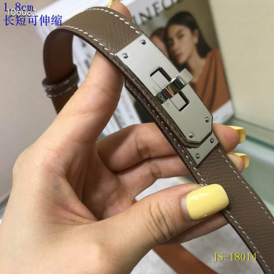 Adjustable Leather Belt 18MM