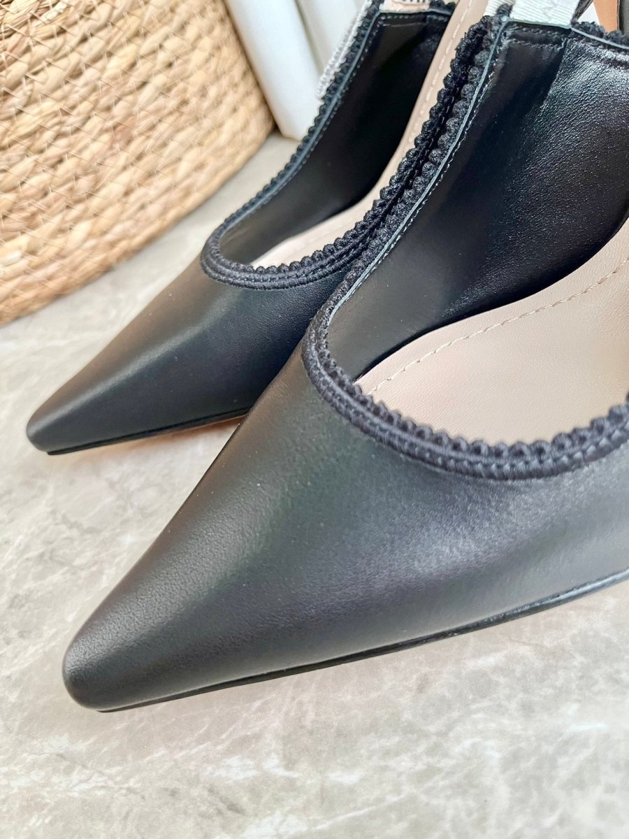 Sandales brodées en jacquard