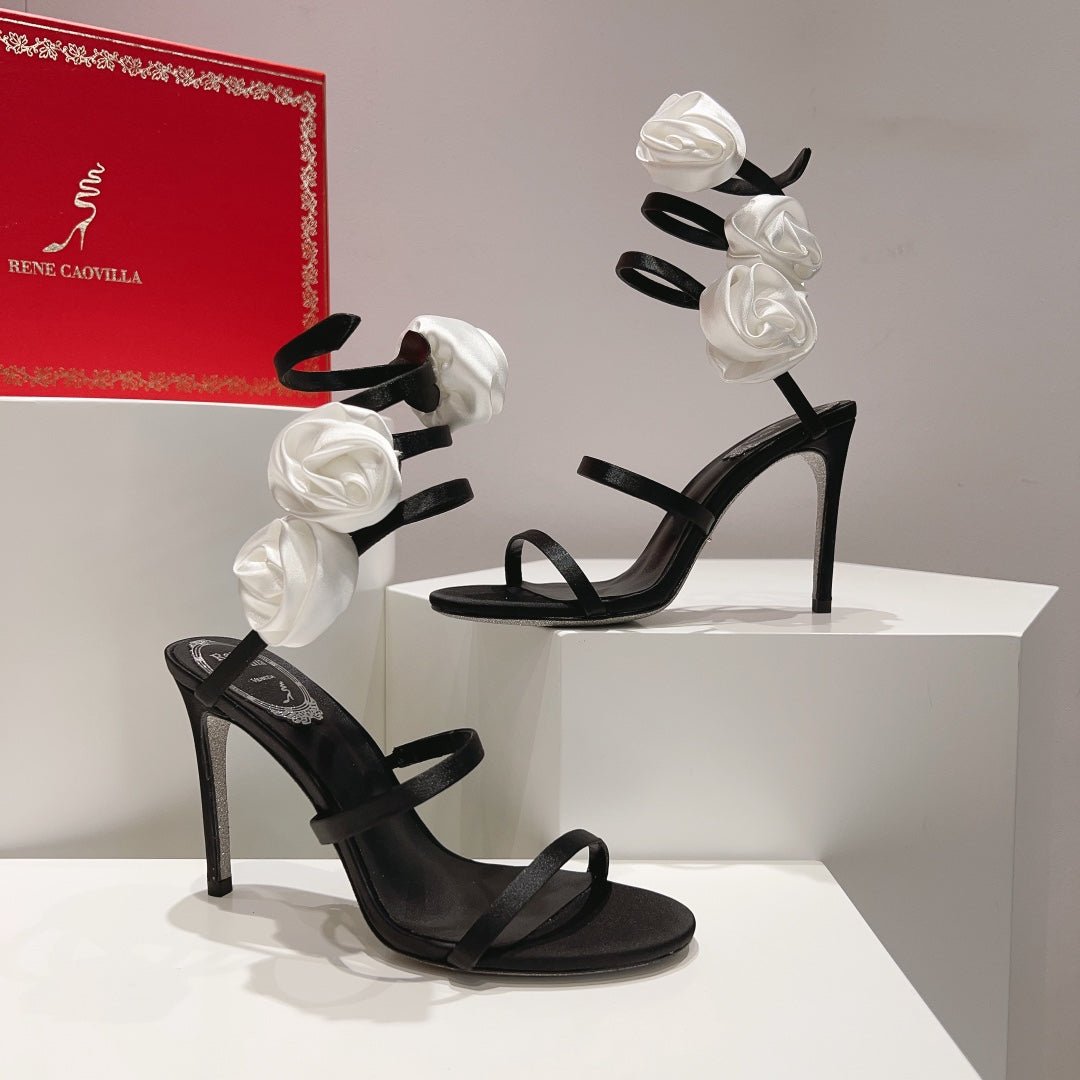 Escarpins fleuris Floriane