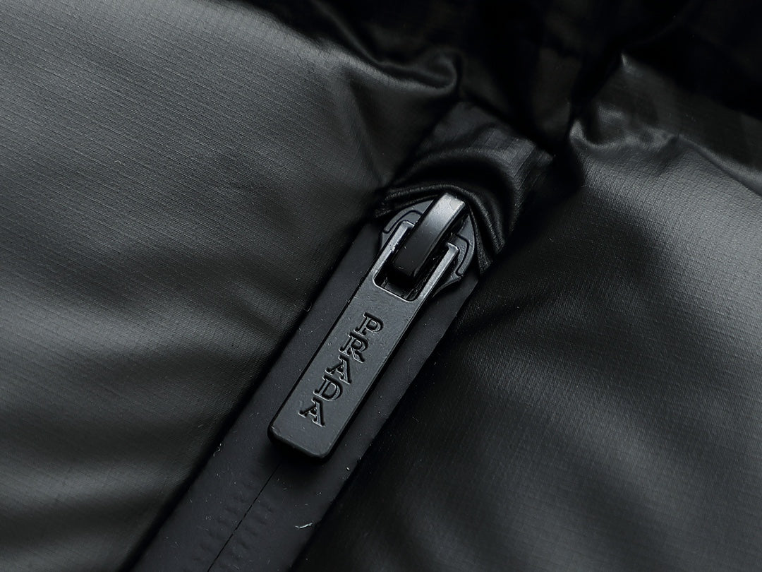 Gilet en duvet d'oie brillant