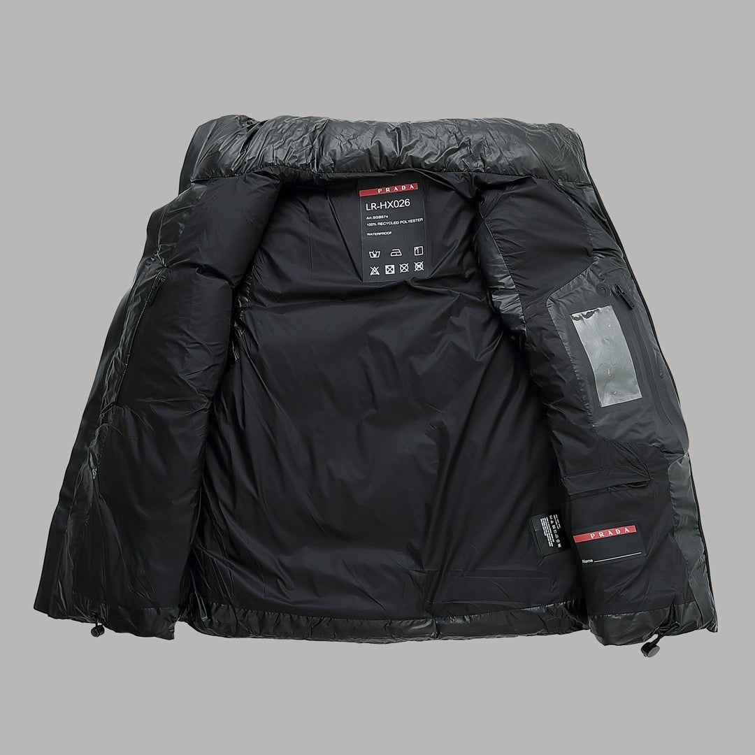 Gilet en duvet d'oie brillant