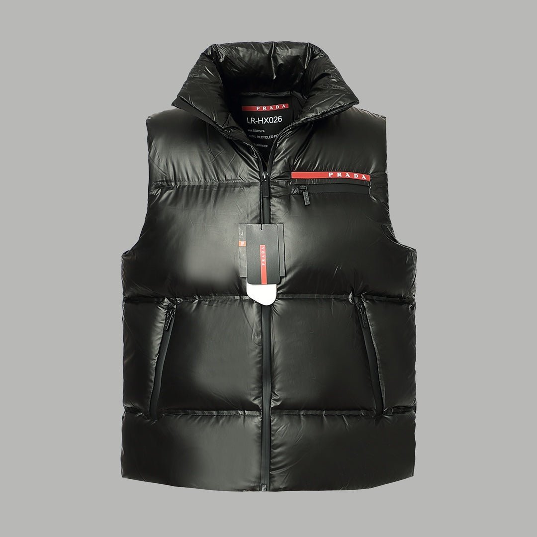 Gilet en duvet d'oie brillant