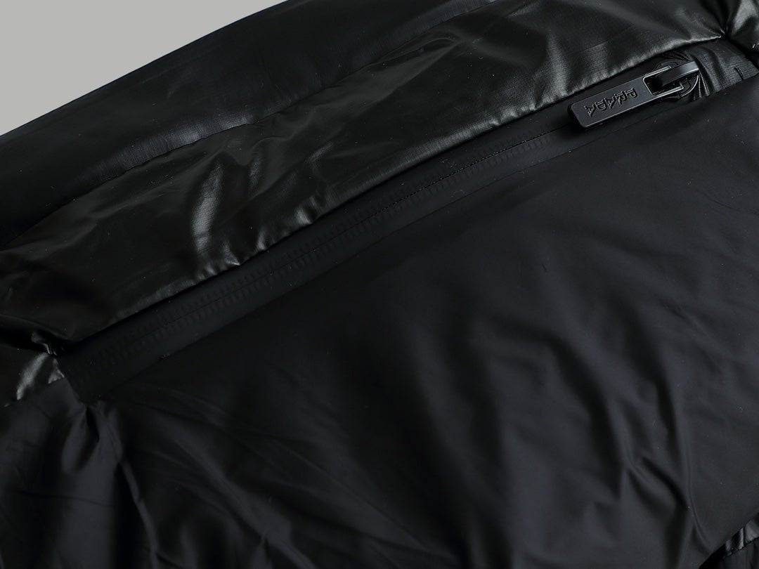 Gilet en duvet d'oie brillant