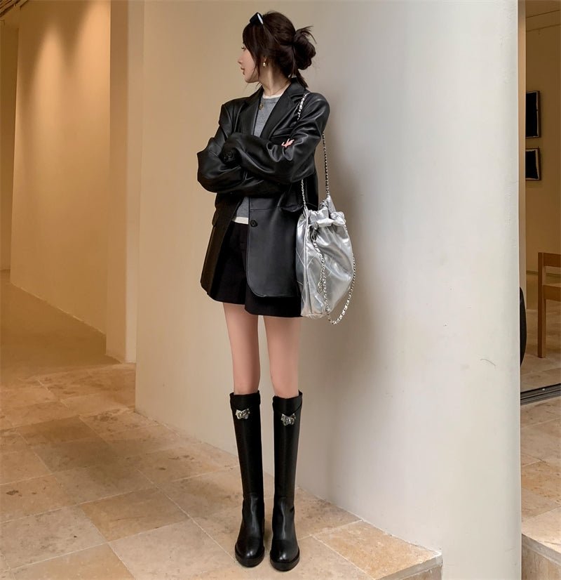 Bottes d'équitation hautes