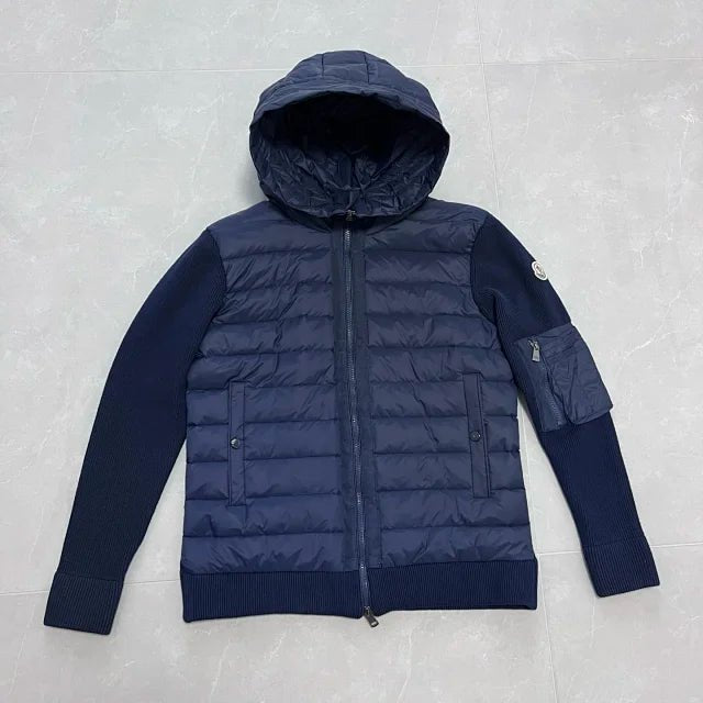 Sweat à capuche hybride en maille duveteuse