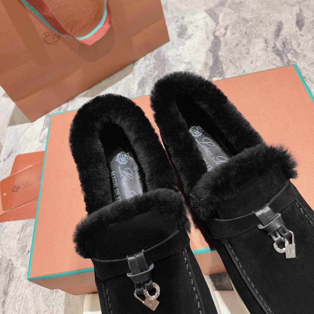 Mocassins en cuir à pampilles haut de gamme